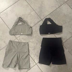SET Active Gray and Black Activewear Set